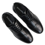 Svarta brogues för män