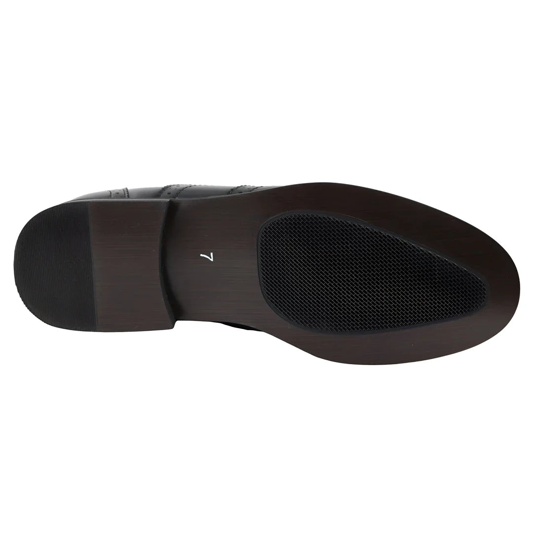 Svarta brogues för män