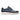 Manacor - Blå herrsneakers med snörning i läder