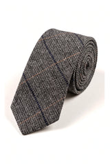 Marc Darcy Herrslips i tweed med fiskbensmönster och textur, klassisk vintage retro, DX7