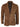 Herr Äkta Mocka Kavaj Stil Läder Herr Klassisk Vintage Smart Casual Brun