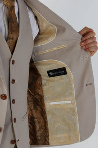 Mayfair - Beige skräddarsydd kavaj för män