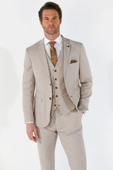 Mayfair - Beige skräddarsydd kavaj för män