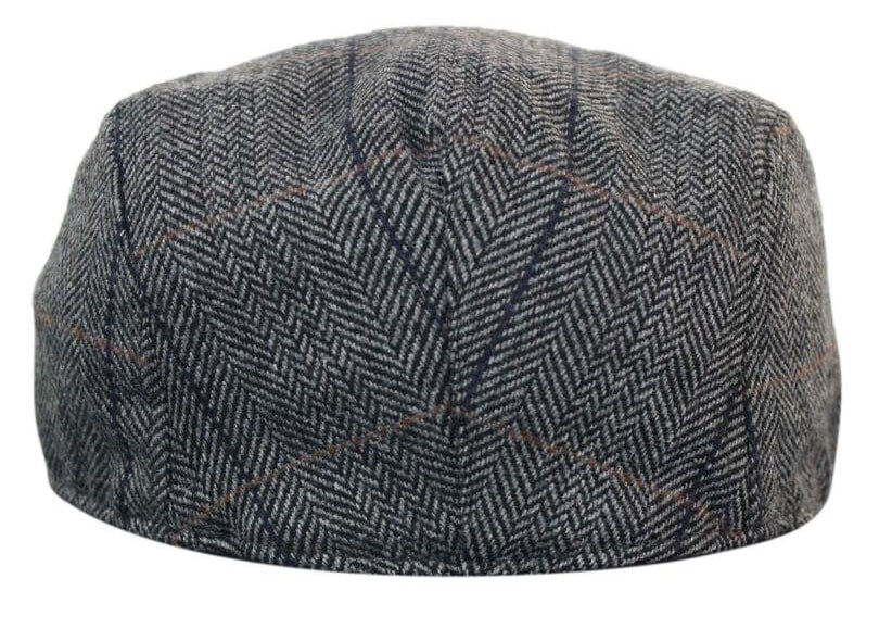 Marc Darcy DX7 Herr Tweed Vintage Retro Grandad Flat Caps Hattar Peaky Blinders Check Classic