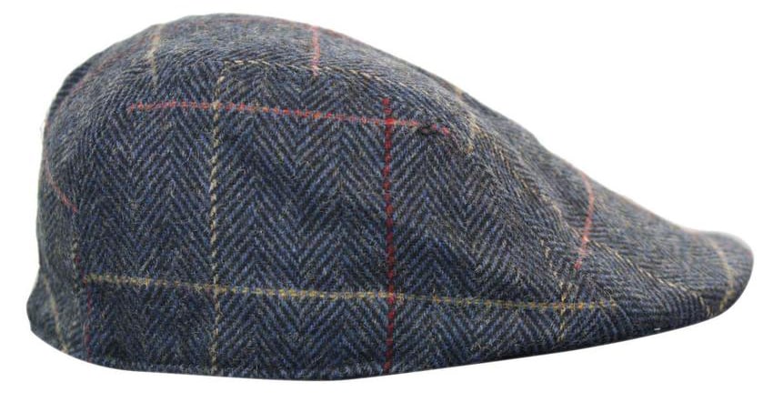 Marc Darcy Eton Herr Tweed Vintage Retro Grandad Flat Caps Hattar Peaky Blinders Check Classic