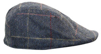 Marc Darcy Eton Herr Tweed Vintage Retro Grandad Flat Caps Hattar Peaky Blinders Check Classic