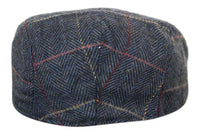 Marc Darcy Eton Herr Tweed Vintage Retro Grandad Flat Caps Hattar Peaky Blinders Check Classic