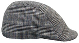 Marc Darcy Hampton Herr Tweed Vintage Retro Grandad Flat Caps Hattar Peaky Blinders Check Classic