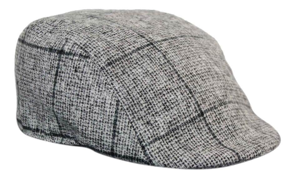 Marc Darcy Kristian Herr Tweed Vintage Retro Grandad Flat Caps Hattar Peaky Blinders Check Classic