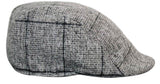 Marc Darcy Kristian Herr Tweed Vintage Retro Grandad Flat Caps Hattar Peaky Blinders Check Classic