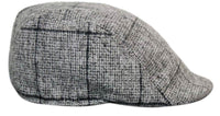 Marc Darcy Kristian Herr Tweed Vintage Retro Grandad Flat Caps Hattar Peaky Blinders Check Classic