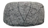 Marc Darcy Kristian Herr Tweed Vintage Retro Grandad Flat Caps Hattar Peaky Blinders Check Classic