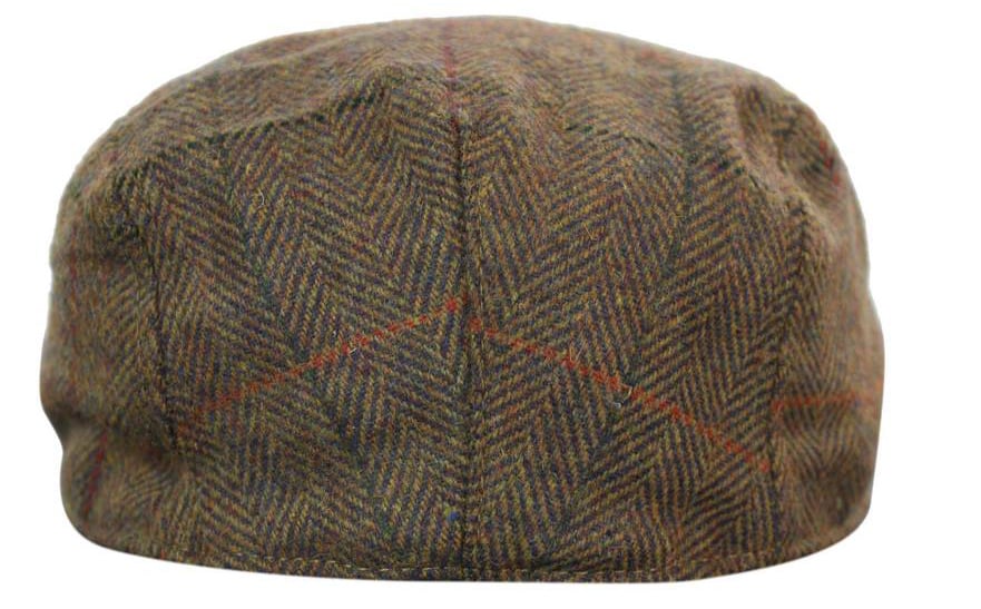 Marc Darcy Nelson Herr Tweed Vintage Retro Grandad Flat Caps Hattar Peaky Blinders Check Classic