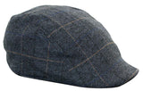 Marc Darcy Scott Herr Tweed Vintage Retro Grandad Flat Caps Hattar Peaky Blinders Check Classic