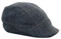 Marc Darcy Scott Herr Tweed Vintage Retro Grandad Flat Caps Hattar Peaky Blinders Check Classic