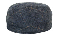 Marc Darcy Scott Herr Tweed Vintage Retro Grandad Flat Caps Hattar Peaky Blinders Check Classic
