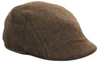 Marc Darcy TB4 Herr Tweed Vintage Retro Grandad Flat Caps Hattar Peaky Blinders Check Classic