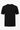Herr svart stickad t-shirt med rund hals och kort ärm