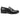 Svarta slip-on loafers i PU-lack för män