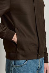 Herr Brun Minimalistisk Elegant Bomberjacka