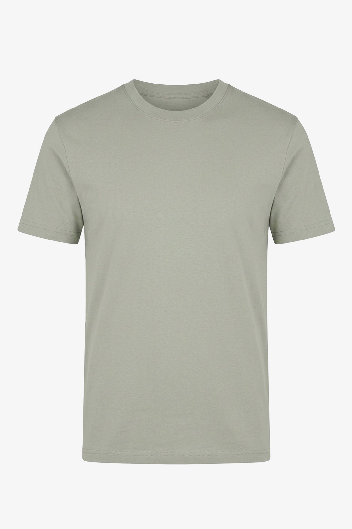 Klassisk grå bomulls-T-shirt för män