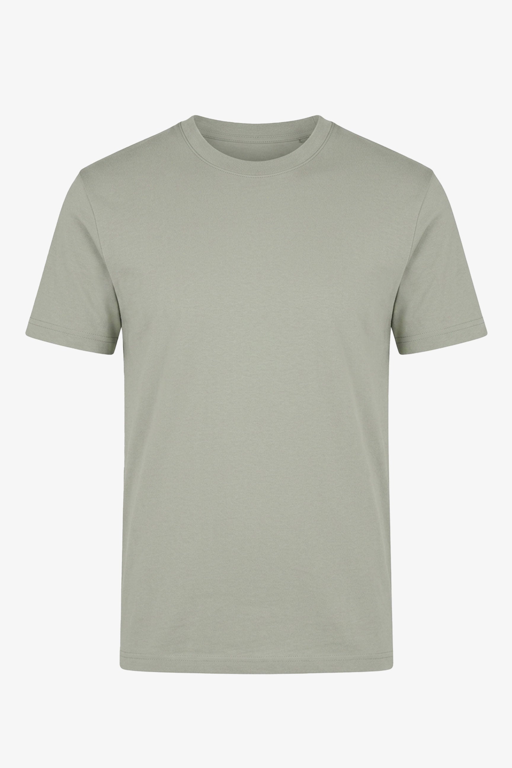 Klassisk grå bomulls-T-shirt för män
