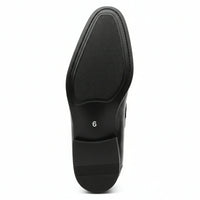 Herrloafers i konstläder med penny-motiv