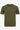 Herr olivgrön stickad t-shirt med rund hals och kort ärm, normal passform