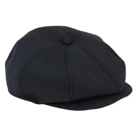 Herr 8 Panel Peaky Blinders Hatt - Svart