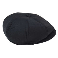 Herr 8 Panel Peaky Blinders Hatt - Svart