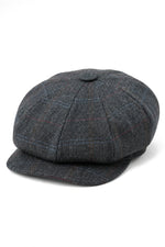 Herrhatt med 8 paneler, Razor Baker Boy-hatt i ull, tweed och Blinders Newsboy-keps, 8 paneler