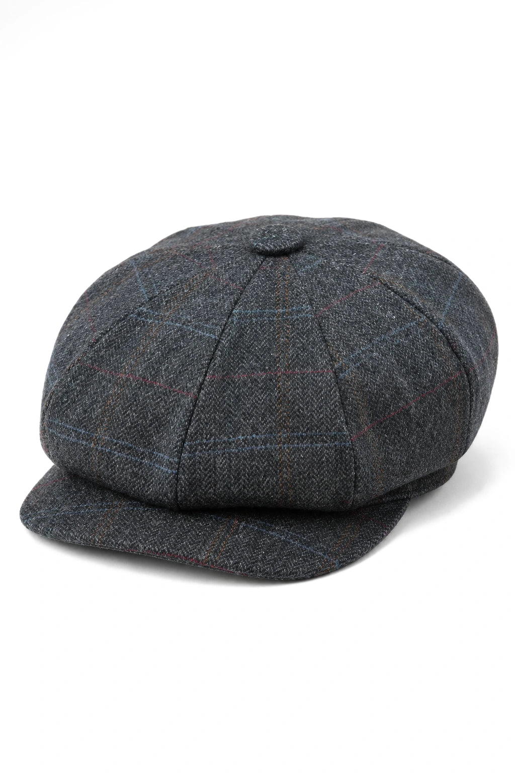 Herrhatt med 8 paneler, Razor Baker Boy-hatt i ull, tweed och Blinders Newsboy-keps, 8 paneler