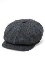 Herrhatt med 8 paneler, Razor Baker Boy-hatt i ull, tweed och Blinders Newsboy-keps, 8 paneler
