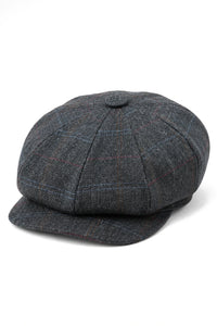 Herrhatt med 8 paneler, Razor Baker Boy-hatt i ull, tweed och Blinders Newsboy-keps, 8 paneler