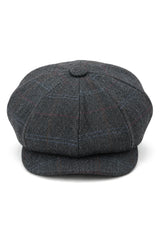 Herrhatt med 8 paneler, Razor Baker Boy-hatt i ull, tweed och Blinders Newsboy-keps, 8 paneler