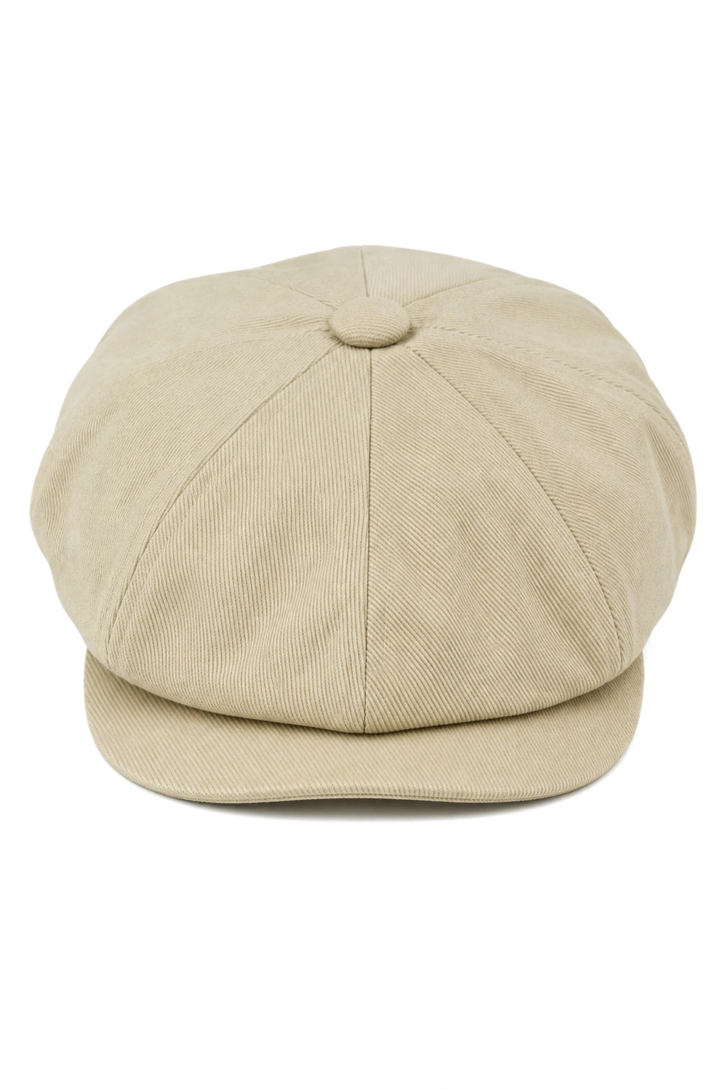 Herr 8-panelers Razor sommarbeige Baker Boy-hatt i bomull Blinders Newsboy-keps Shelby