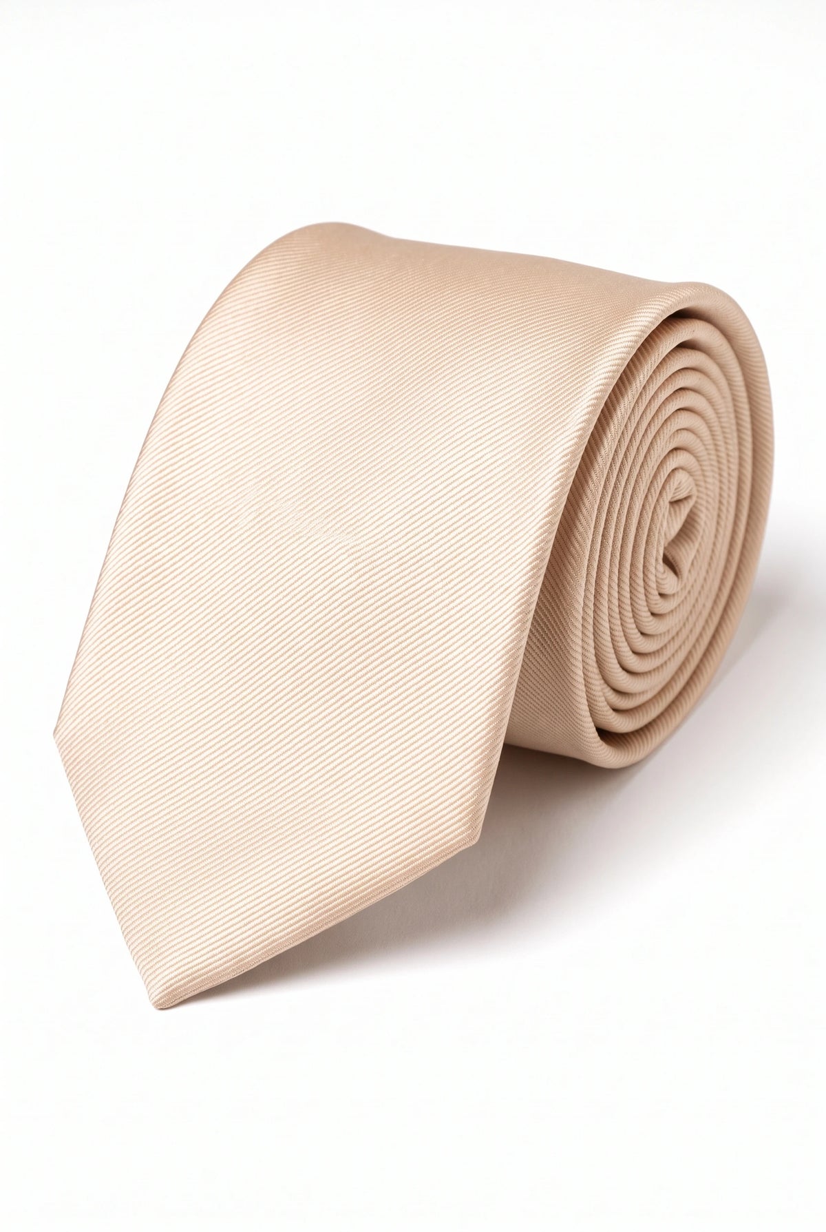 Beige mönstrad slips för män