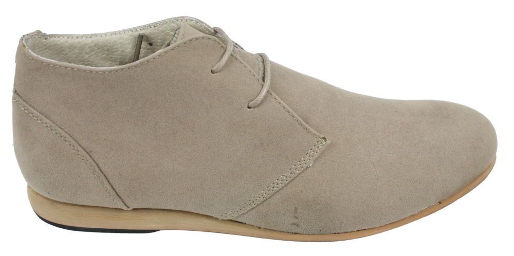 Herr Svarta Beige Bruna Marinblå Ökenstövlar Skor Mocka Höga Ankelboots Chelsea