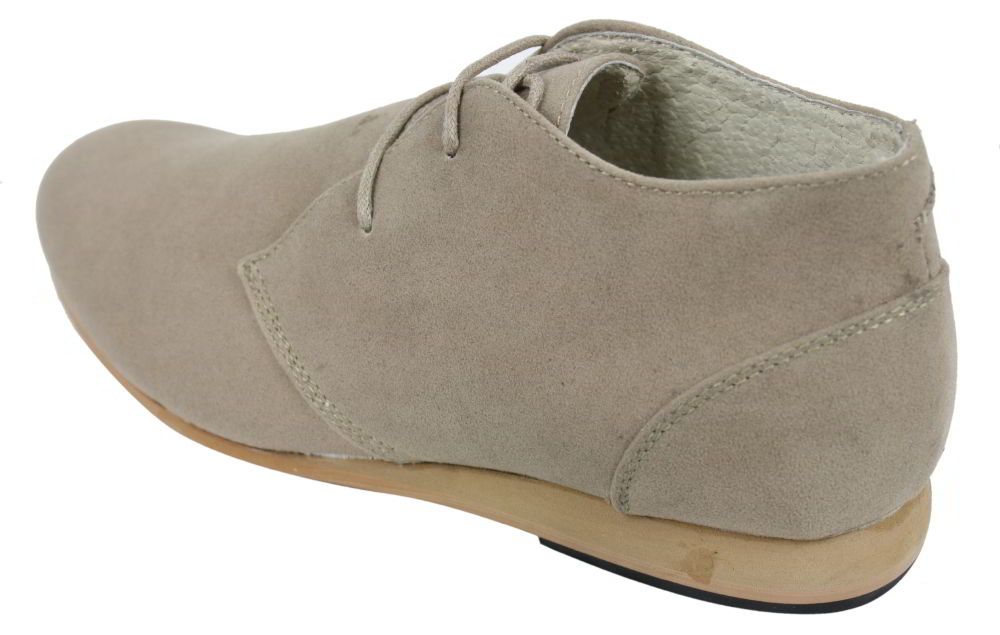 Herr Svarta Beige Bruna Marinblå Ökenstövlar Skor Mocka Höga Ankelboots Chelsea