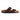 Bruna slip-on-sandaler i läder för män