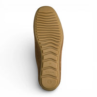 Bruna mocka-loafers för män