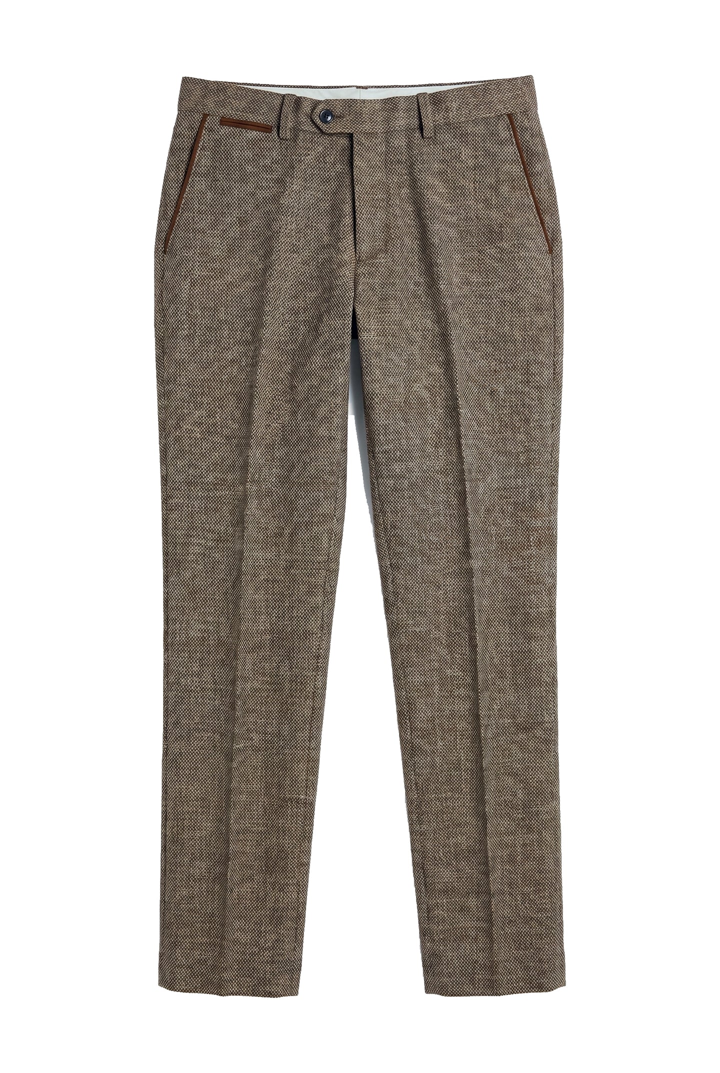 Ralph - Herrbyxor i tweed i brunt
