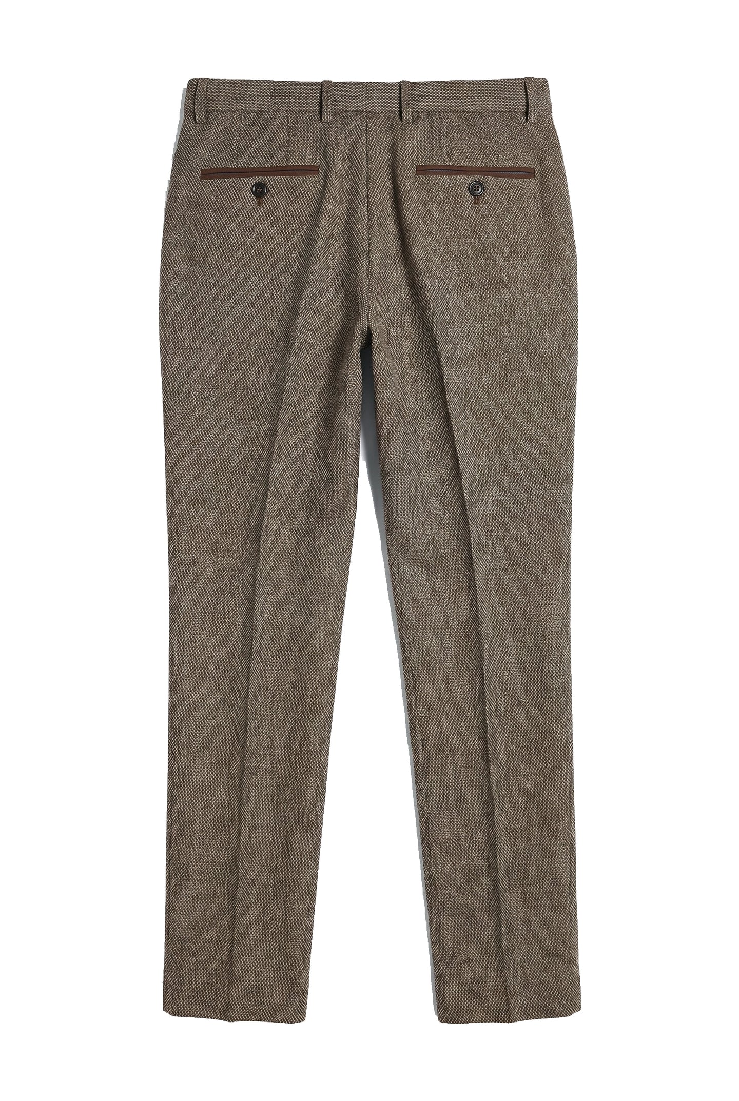 Ralph - Herrbyxor i tweed i brunt