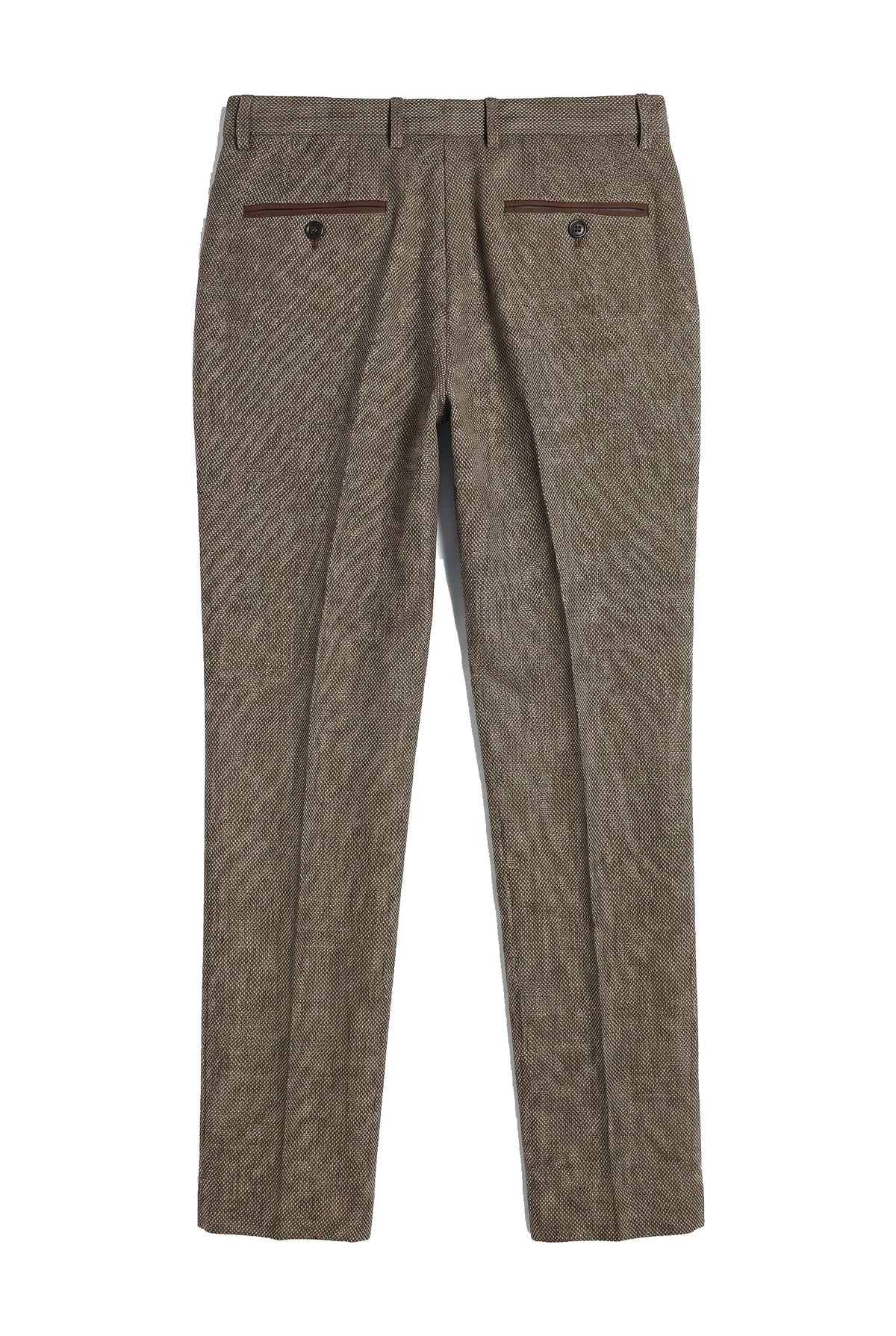 Ralph - Herrbyxor i tweed i brunt