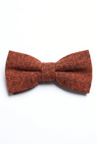 Herrfluga i brun tweed och ullblandning