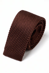 Herrslips i vinröd stickad polyester