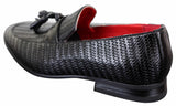 Klassiska loafers i PU-läder med tofsar