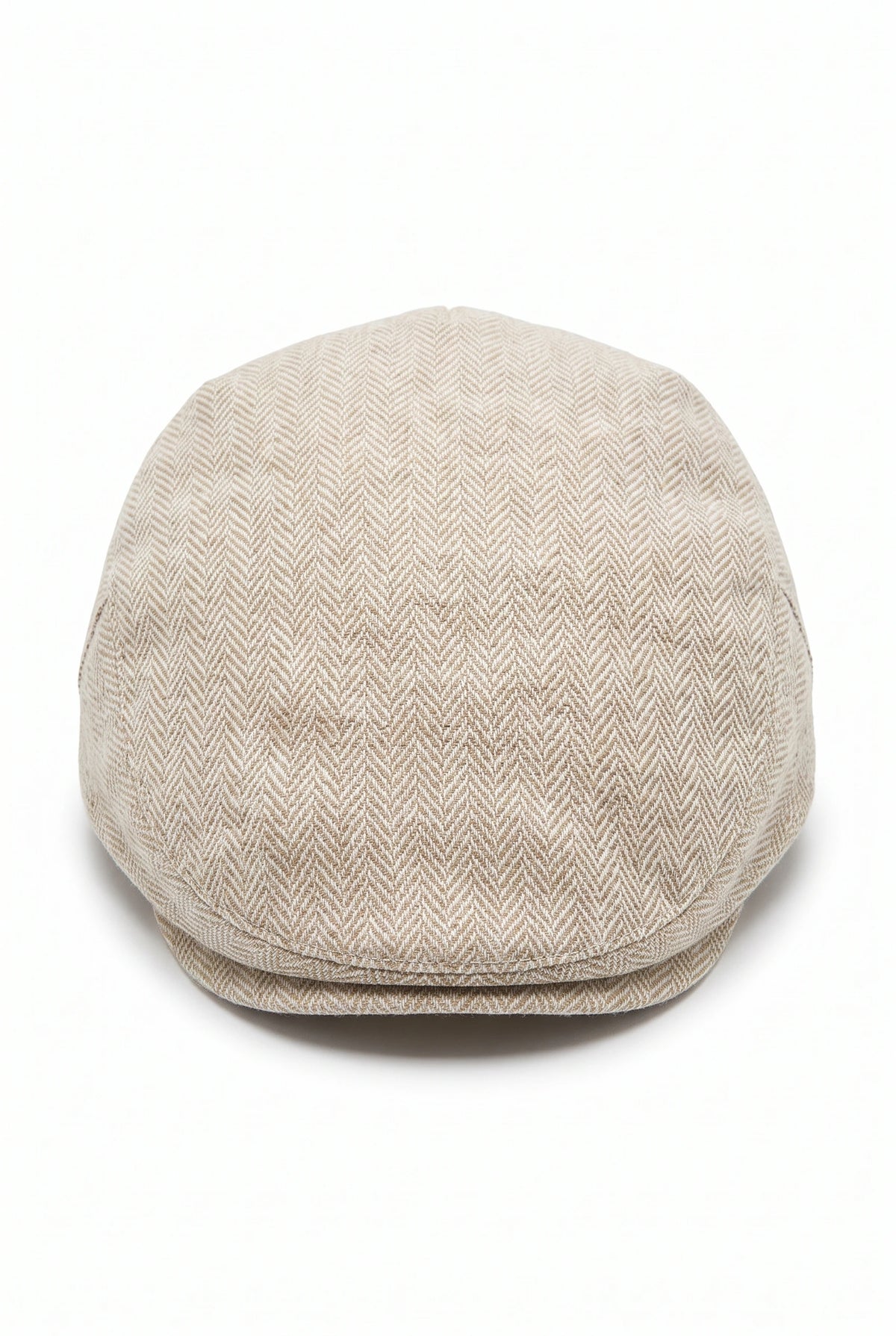 Beige klassisk platt keps för män