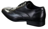 Herr Läder Brogues Italienska Designerskor Eleganta Formella Klassiska Retro