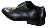 Herr Läder Brogues Italienska Designerskor Eleganta Formella Klassiska Retro